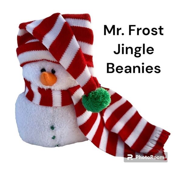 NWT Ty The Jingle Beanies Collection Mr. Frost Plush Snowman - Picture 1 of 9
